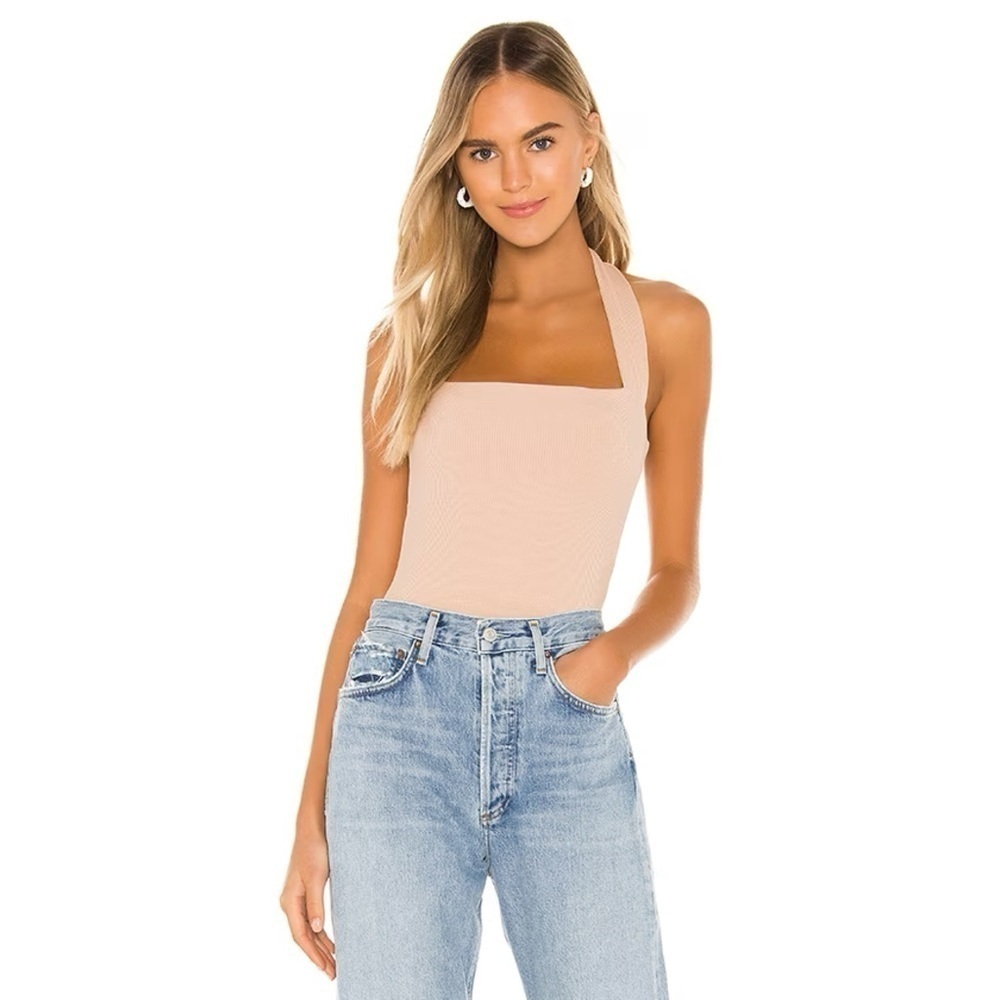 Superdown Candice Halter Bodysuit